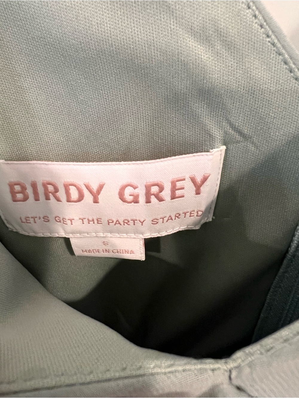 Birdy Grey Laurie Empire Dress - Sage, Maternity Friendly - Picture 5 of 5